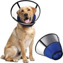 Pet Elizabeth Collar (For Dogs), Soft & Breathable Dog Neck Collar, Anti-Licking Protective Collar, Adjustable, Suitable For Post-Surgery Protection - View 11
