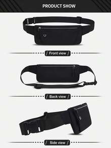 Slim Running Waist Pack For Men & Women, Jogging Fanny Pack Wallet Belt Bag Phone Pouch, Suitable For Running Hiking Travel, Breathable Pocket Waist Bag - Multicolor - View 8