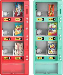 MGA Entertainment Set Mainan Mesin Penjual Otomatis Miniverse Merah dari MGA dengan Merek Makanan Mini, Tampilan Interaktif, Koleksi yang Dapat Diisi Ulang, Usia 8+ - MultiWarna - View 1