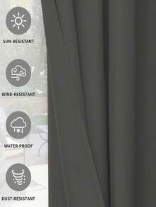 1pcsOutdoor Curtains, Suitable For Patios, Porches, Gazebos, UV-Resistant And Fade-Resistant, Offering Both Sun Protection And Privacy Decoration; - B - View 10