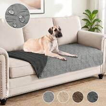 Waterproof Dog Bed Blanket Cover, Suitable For Bed, Sofa, Bench, Reversible | Soft Machine Washable Pet Blanket, Dog And Cat Furniture Protector, Sofa Cover - Multicolor - View 2