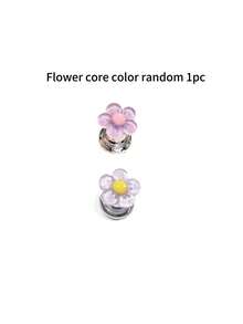 1pc Elegant Floral Cartoon Toilet Flush Handle, Easy To Press, Fashionable Bathroom Accessory, Suitable For Long Nails And Manicure, Compatible Bathroom Accessories Bathroom Tools - Multicolor - View 12