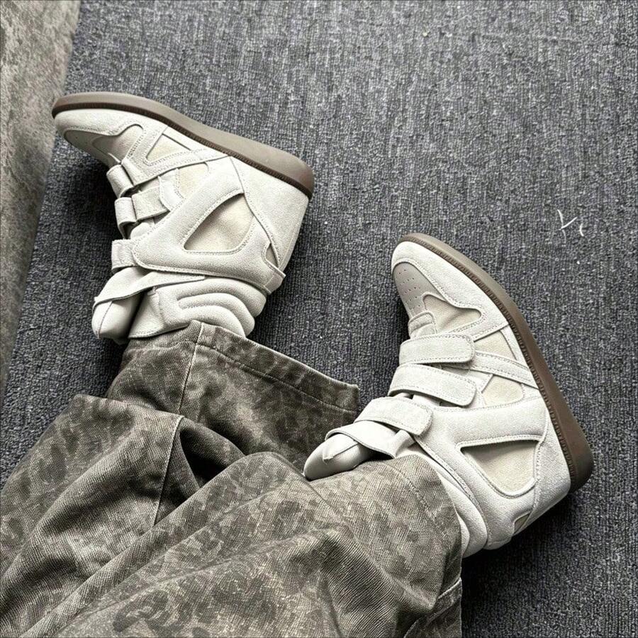 Women Wedge Sneakers - 白色 - 查看 1