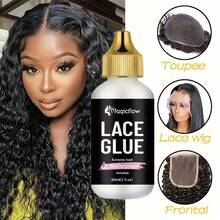 60ml/2fl.Oz Waterproof Wig Lace Glue - Strong Hold, Invisible, Quick Dry & Easy Removal - No Odor Adhesive For All Wigs - 60ml - View 6