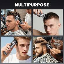 Hatteker 1 buah Alat Cukur Rambut Elektrik untuk Pria, Pemangkas Rambut untuk Penggunaan di Rumah, Alat Cukur Rambut Salon dengan Pengaturan Kecepatan Ganda, Mata Pisau Pemotong Rambut - View 10