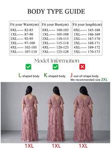 UNITHORSE Plus Contrast Mesh High Low Hem Embroidery Bridesmaid Dress Elegant Dress Wedding Spring Party - Dusty Pink - View 11