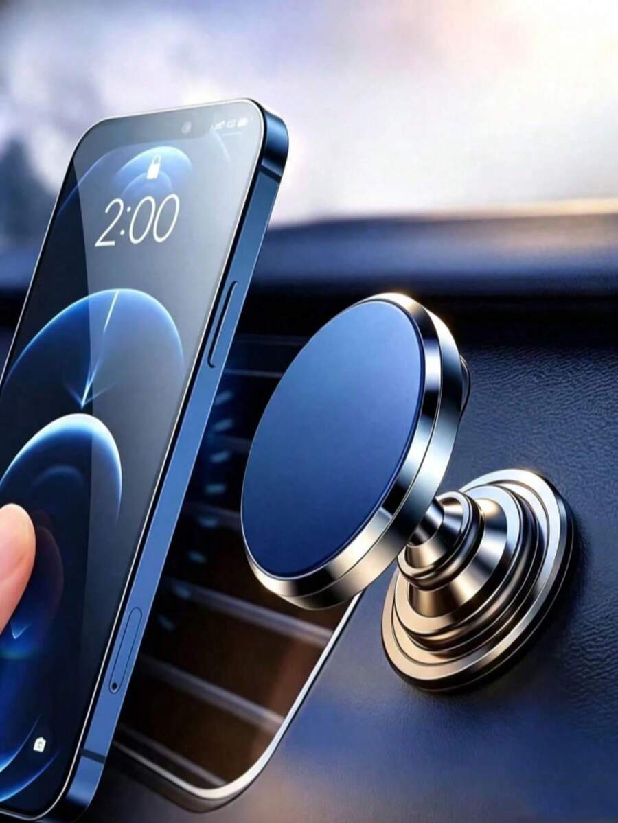Multifunctional Magnetic Car Phone Holder, Adjustable Universal Strong Phone Mount With GPS Dashboard Bracket, Car Accessory, Easy Installation, Stable And Secure, Includes Magnetic Plate, Super Strong Adsorption, Compact And Portable, Hands-Free, Enhanced For Driving, Suitable For Car, Home, Office And More, Perfect Gift For Family And Friends - A - View 1