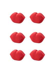 2/4/6/8/10pcs Creative Lip-Shaped Makeup Sponges, 4 Colors Available, High Elasticity Soft Makeup Sponge, Dry & Wet Use, Fits Skin, Suitable For Foundation And Concealer, Unique Shaped Makeup Sponge - Multicolor - View 27