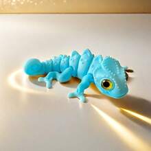 10 piezas Decoración de Salamandra de Ojos Grandes, Modelo de Animal con Ojos Realistas, Articulaciones Móviles, Múltiples Colores, Adecuado para Decoración del Hogar, Regalos de Fiesta, Regalos de Vacaciones - Multicolor - Ver 7