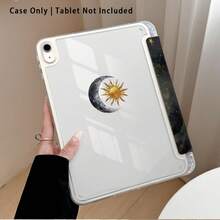 1pc Tablet Protective Case With Stand, Star, Moon, Sun Pattern, Suitable For Honor 8/9/10/X8/X8A/X9/X8Pro/X9Pro/ MatePad Se 11 Inch/MatePad 11 Inch/11.5 Inch, MatePad Pro Apple 10th/11th Gen 2025 (A16) - Style 4 - View 4