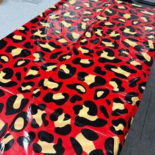 1/3Pcs Leopard Print Thin Disposable Plastic Tablecloth, Party Decoration, For One‑Time Use Only - Multicolor - View 4