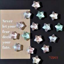 2/5/8/10/15/12pcs Shiny Star Fridge Magnets Set, Suitable For Refrigerator, Whiteboard, Office, Kitchen, Home Decor, Fun Gift For Friends, Party Supplies, Strong Adsorption, Durable And Waterproof, Table Decoration (Random Color) - A - View 6