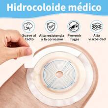 Bolsas de ostomía desechables (paquete de 10), no tejidas, no irritantes para la piel - tamaño universal 15-76 mm, bolsas fecales, seguras e impermeables - Ver 2