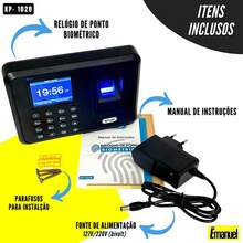 Relógio Ponto Biométrico Digital Livre Software Fácil Config - 1PC - Visão 4