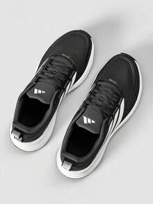 Adidas New Breathable Mesh Sports Shoes Versatile Casual Lightweight Cushioned Men's Running Shoes - Black and White - View 3