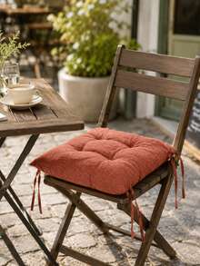 6 Pcs Comfortable Indoor & Outdoor Seat Pads For Kitchen, Dining, Garden, Balcony & Patio Chairs In Turkey - Red - View 8