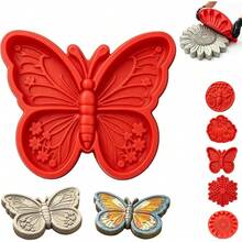 Reusable Sunflower Stepping Stone Mold, 15.7 Inch Concrete Stepping Stone Mold, Easy Release, DIY Garden Path Paving Stone, Suitable For Patio, Lawn Yard, Garden Walkway Decoration - Mold - View 5
