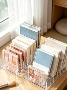 Acrylic Eyeshadow Palette Storage Box, Transparent Large Capacity Desktop Drawer-Style Storage Box, Transparent Cosmetic Storage Box, Makeup Brush Holder, Perfume Storage Box, Jewelry Box, ,Applicable For Living Room, Dining Room, Kitchen, Bedroom, - Multicolor - View 6