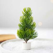 Mini Christmas Trees Christmas Decor Artificial Christmas Decorations, Christmas Tree Bottle Brush Trees Christmas Table Decorations - Multicolor - View 16