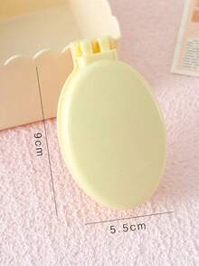 1/2pcs 2-In-1 Folding Mirror Scalp Massage Comb, Mini Lightweight Pocket Hairbrush Tool, Portable Foldable Hair Comb, Suitable For Travel, Outdoor, Sports, Office, School And Daily Care, Practical Beauty Accessory And Graduation Gift - A - View 13
