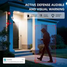 szsinocam 1PC 1080P PTZ WiFi Camera,2.4G Outdoor Monitoring Cam,355°Horizontal‑90°Vertical Rotation,Motion Tracking,Two‑Way Audio,Full‑Color Night Vision,24H Recording,USB Powered,Power Adapter Not Included - White - View 3