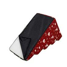 Christmas Style Pet Stairs, 30D High-Density Foam Cat Dog Climbing Steps, High Support Anti-Slip Pet Steps, Suitable For Bedside Sofa, Lightweight And Easy To Move, Removable And Washable Cover - Multicolor - View 5