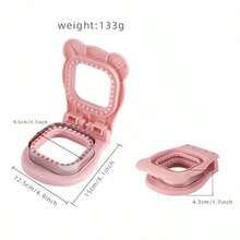 2PCS Creative Sandwich Edge Sealing Cutter Mold, Home Toast Bread Presser Pocket Sandwich Maker, Cartoon Shaped Bread Cutter Breakfast Bento DIY Tool, One-Press Forming Tight Sealing Leak-Proof, Can Make Jam Cheese Ham Filled Toast, Home Breakfast Baking Mold Kitchen Sandwich Making Tool, Easy To Operate And Clean - View 8