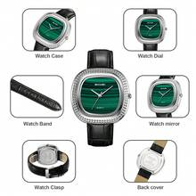 SKMEI 2732 Jam Tangan Quartz Mewah Elegan dengan Dial Persegi, Tali Kulit, Gesper Stainless Steel, Lebar 20mm, Desain Analog Sederhana untuk Penggunaan Sehari-hari - Satu-Ukuran - View 8