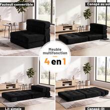 Futons - Black - View 8