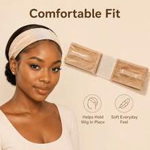 3 Colors Velvet Square Lace Wig Grip Band Adjustable Non Slip Wig Fix Headband For Women Suitable For Lace Front Wigs Hair Pieces Daily Wear, Halloween - View 5