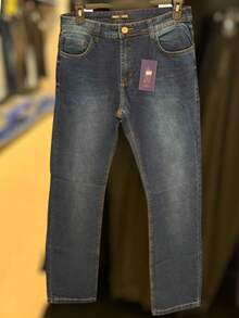 Men Jeans - 藍色水煙壺 - 查看 4