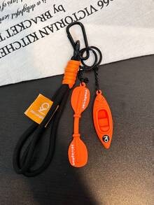 Racing Kayak Bag Charm, Creative Competition Small Gift, Soft Rubber Mini Kayak Keychain, Suitable For Backpack Decoration, Daily Bag Ornament, Holiday Party Gift, Back To School Gift, Women's Keychain, Car Keychain, Keychain Making Material, Men's Keychain, Backpack Charm Keychain, Keychain, Keychain Pendant, Keychain Coin Purse, Bulk Keychains, Keychain Set, Keychain Accessories - Multicolor - View 9