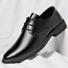 Men's Loafers Versatile Business Casual Shoes Thick Sole Height-Increasing Slip-On Loafers For Travel Party Banquet Street Wear (Insole Random Not Fixed) - M-369 Black - View 6
