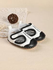 0-1 Year Old Summer New Mesh Soft Infant Shoes Closed Toe Sandals Walking Shoes - White - View 2