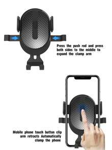 Universal Suction Cup Car Phone Holder, Suitable For Dashboard And Center Console, Multi-Function Telescopic Suction Cup Navigation Phone Mount, 360 Degree Rotating Dashboard Car Phone Holder - A - View 5