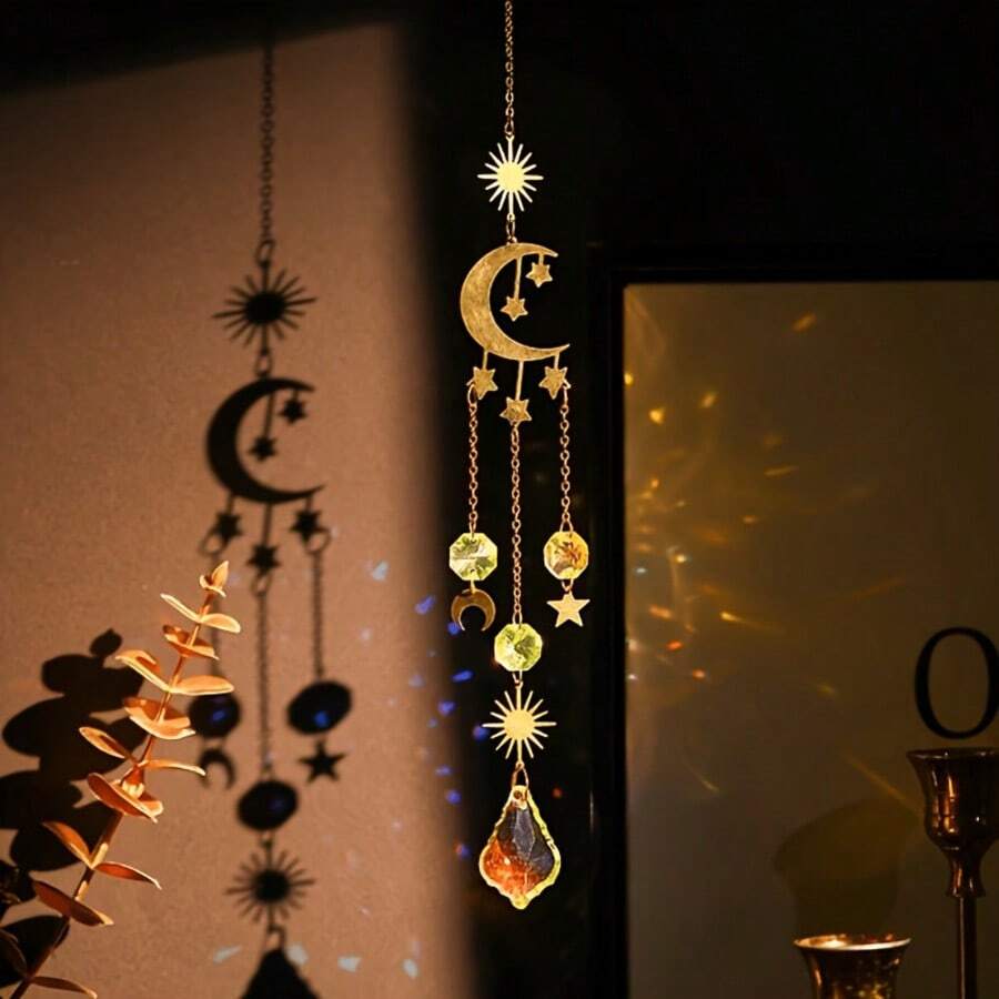 1pc Garden Yard Sun Catcher, Suitable For Garden, Balcony, Wall, Car Hanging, Bedroom, Kitchen, Office, Home Decor - B - View 1