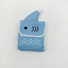 Cute Shark Design Pet Male Dog Diaper, Cartoon Style Anti-Harassment Anti-Leakage Dog Diaper - Blue - View 11