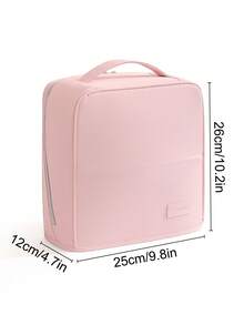 Upright Cosmetic Bag, Large Capacity Multi-Functional Portable Travel Business Toiletry Bag, Multi-Compartment Design Mesh Pockets, Portable Skincare Products Storage, For Women, Christmas Gift, Great Gift For Her,Makeup Pouch,Travel Essential - Morandi Colors - View 5