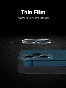 5pcs/Pack, One-Piece Lens Protector, Full Coverage Lens Protection, Anti-Drop, Anti-Scratch, High Definition, Smooth, 9H High Hardness, Compatible With Phone Cases, Compatible With IPhone UItra/18 Promax/18 Pro/18/11/12/13/14/15/16/17/17e/17pro/17pro Max Series - Clear - View 7