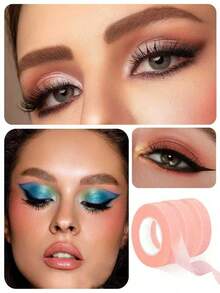 12/6/1pc Specialized Adhesive Tape For Artificial Eyelashes, Designed For Secure Fixation Of Soft And Comfortable Artificial Eyelashes. The Isolation Tape For Eyelash Grafting Is Easy To Use And Simple To Operate. - Multicolor - View 3