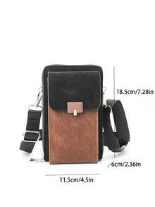 New Crossbody Phone Wallet, Multifunctional Large Capacity Double Zipper Phone Wallet, Fashionable Minimalist Delicate And Soft, Suitable For Casual, Vacation, Dating - Black - View 7