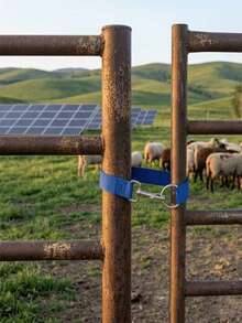 Heavy‑Duty Gate Strap Latch With Spring Snap Hook, Nylon Fence Tie Strap For Horse Barn Pasture Livestock Fencing - Cord Buckle - View 5