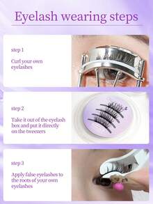 Lightweight Soft Layered Magnetic False Eyelashes For Deep Big Eyes - View 2