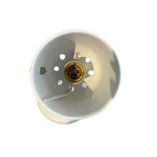 Spot de Sobrepor Direcionável Compatível Lâmpada Par30 Lux Lumen Para Teto Parede Iluminação Decorativa Branco Alumínio - Branco - Visão 3