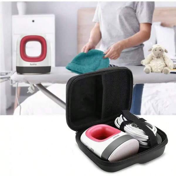 Easy Press Mini/DODODUM EasyPress Mini 便攜式收納盒，防震硬殼 EVA 旅行收納包，適用於 /DODODUM Easy Press Mini 及配件 - 黑色
