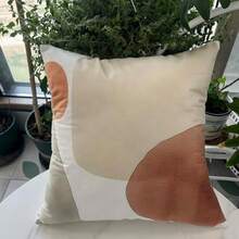 Housses de Coussin 45X45 Cm, Housses de Coussins Lot de 4 Cushion Covers en Velours Coussins Décoratifs avec Fermeture Eclair Di - feuille-b1906 - Voir 6