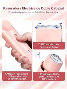 Female Hair Trimmer & Removal - Pink - View 5