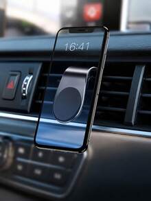 2pcs/1pc L-Shaped Magnetic Car Phone Holder, Suitable For GPS Navigation And Air Vent, Hands-Free Dashboard Phone Mount, Universal Car Accessory, Road Trip Essential, Father's Day Gift, Summer Travel, Driver's Car Gadget - Multicolor - View 9