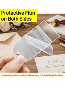20pcs Acrylic Wedding Place Cards, Arch-Shaped Blank Name Tags, DIY Seat Cards, Hanging Wedding Decor Signs - No Ribbon - View 4