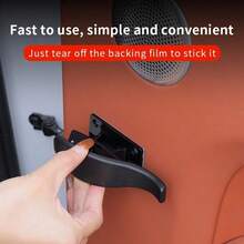 2PCS No-Drill Umbrella Storage Clips, Adhesive Backing Easy Installation, Durable And Sturdy, Practical Car Interior Storage Accessory - Car Umbrella Holder Hook - View 6
